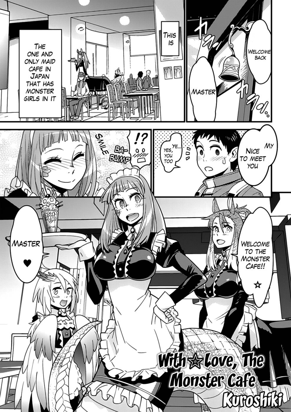 Hentai Manga Comic-With Love,The Monster Cafe-Read-1
